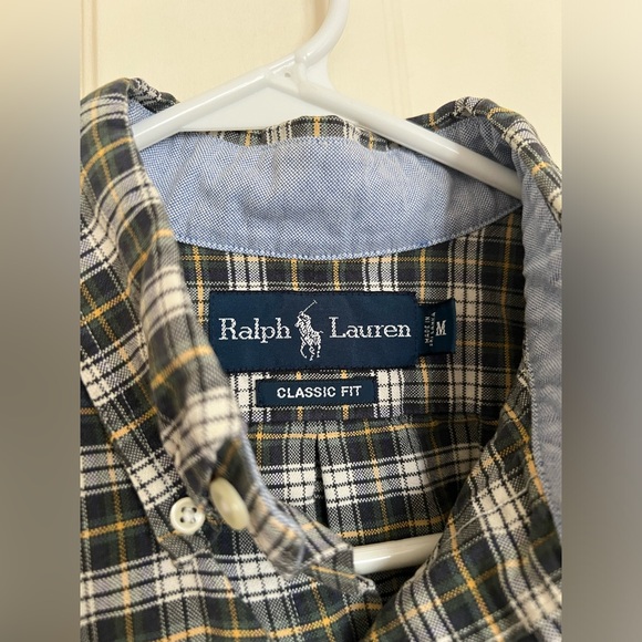 Polo Ralph Lauren Men's Plaid Button Down Dress Shirt Size M - Picture 5 of 5